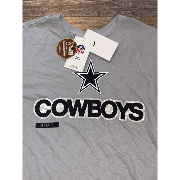 NWT Men's Dallas Cowboys Nike Salute to Service Long Sleeve Tee- Small - Gray - Picture 3 of 7